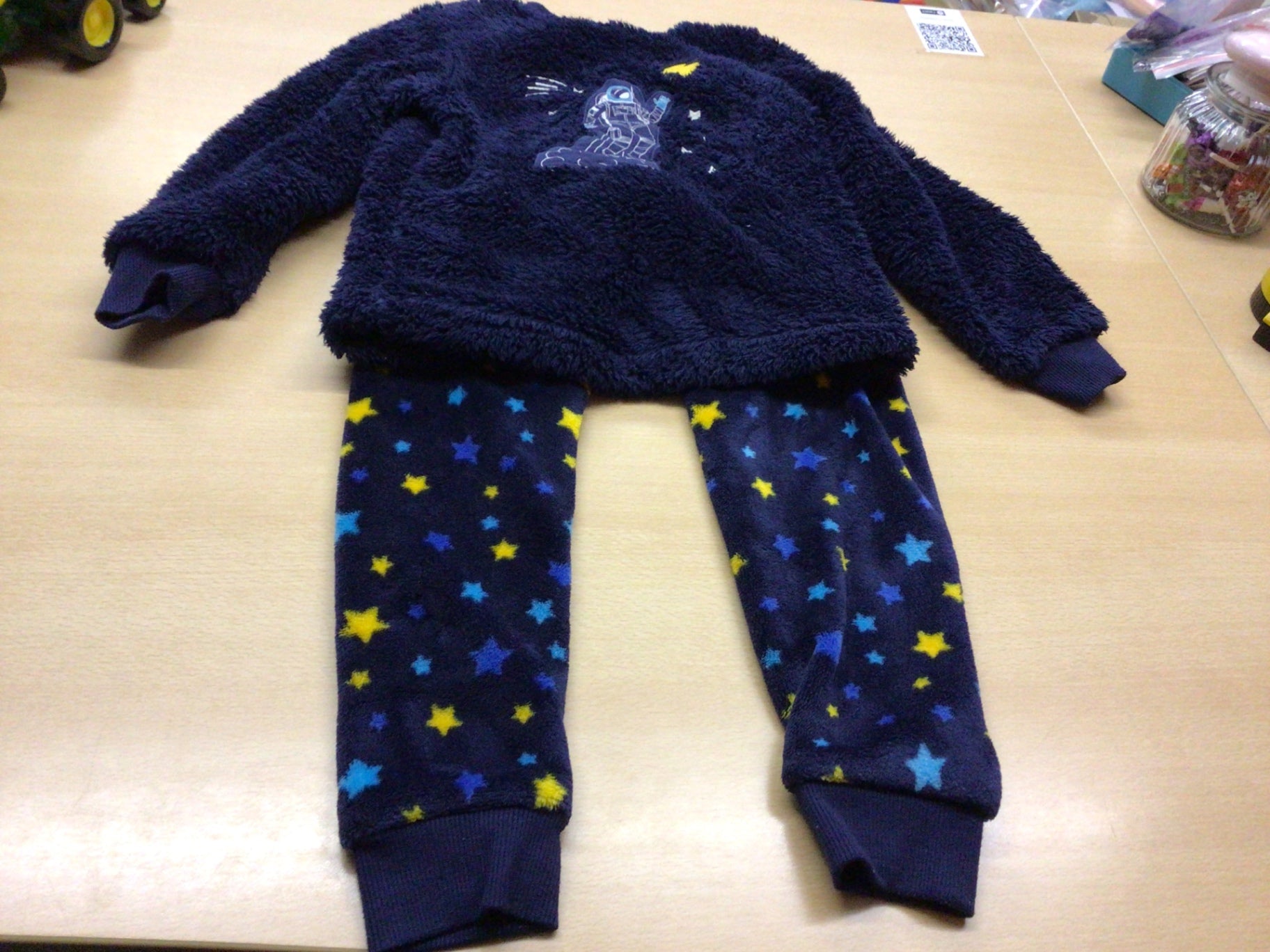 Kinderpyjama 122/128 Blau