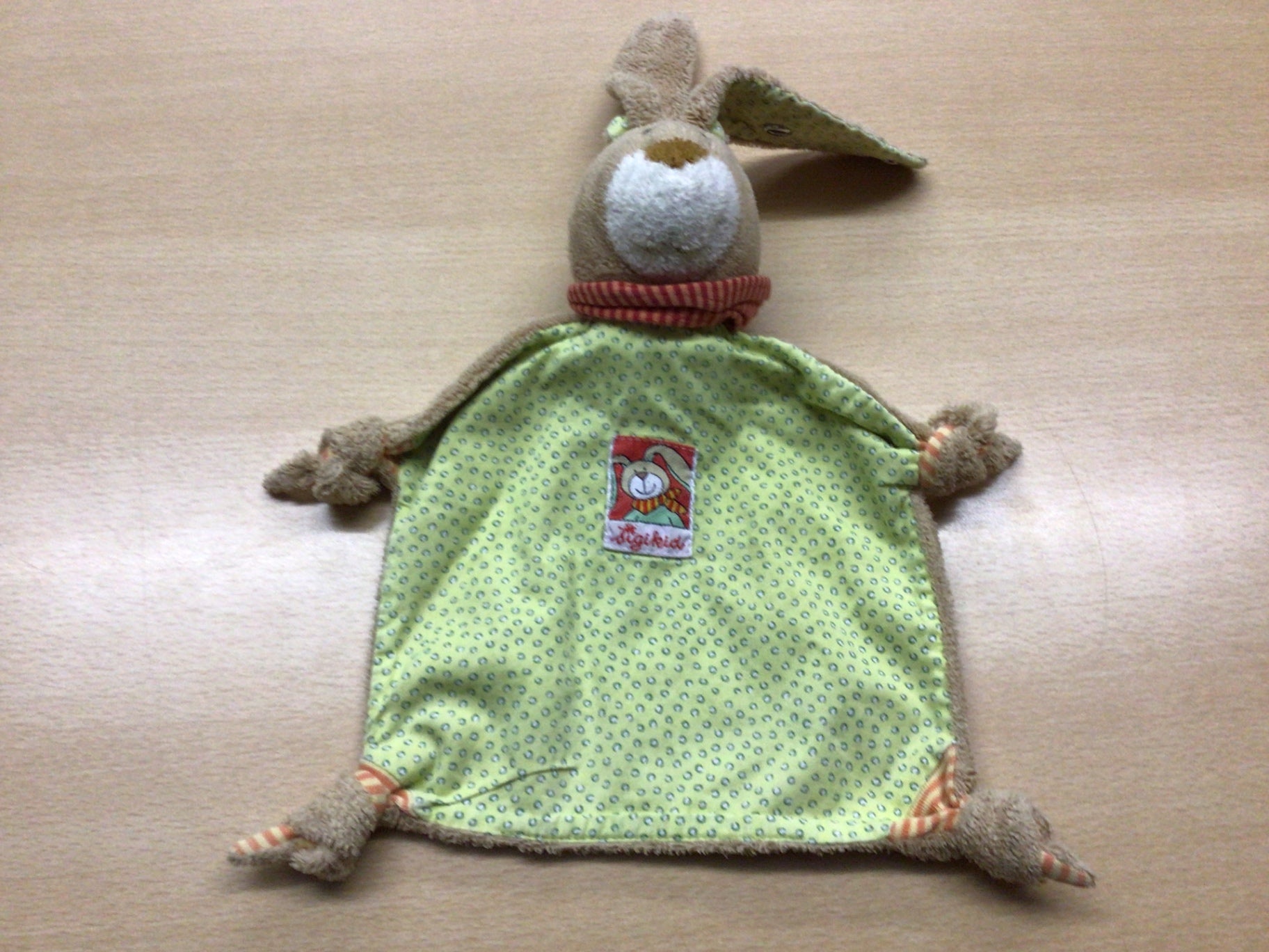 Nuggitierli Hellgrün, Beige, Rot