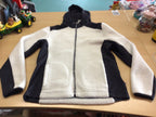  Jacke L Schwarz und Weiß