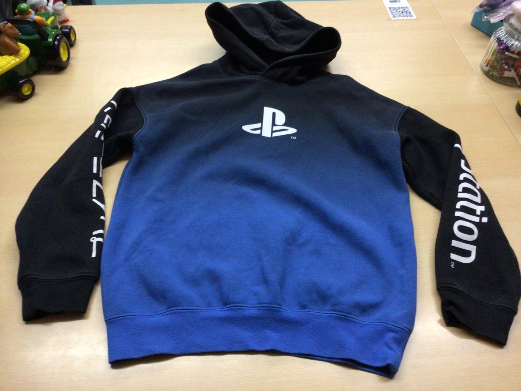 PlayStation Hoodie 146/152 Blau und Schwarz