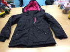  Skijacke 146 Schwarz und Pink