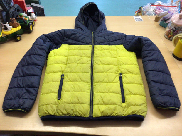  Winterjacke 164 Gelb und Dunkelblau