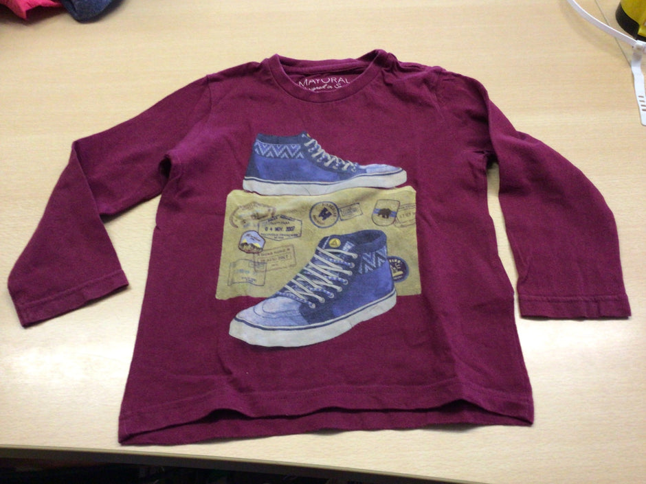 Mayoral Langarmshirt 98 Burgund