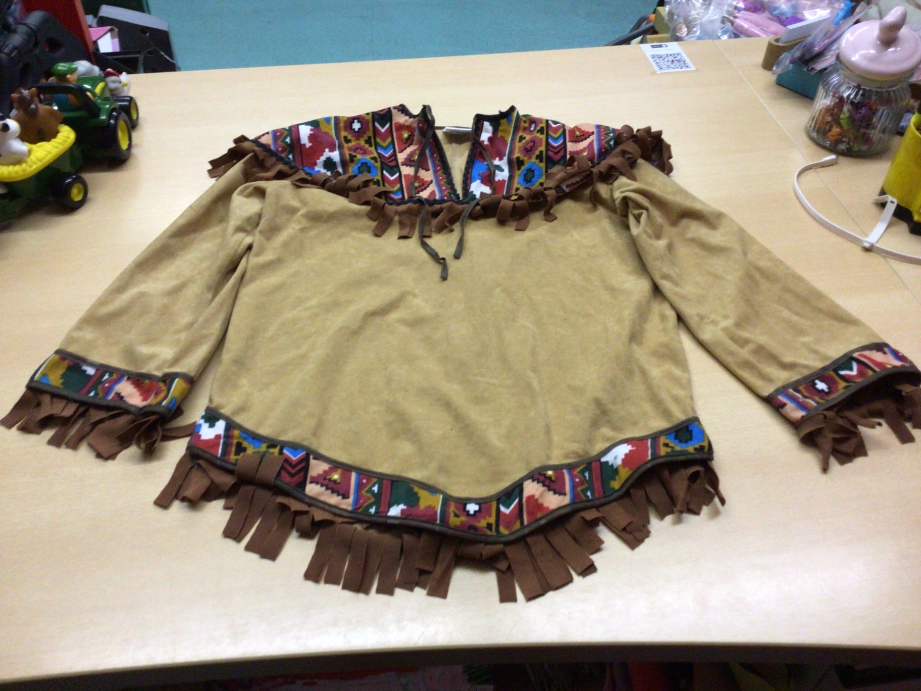 Indianerkostüm 140 Beige