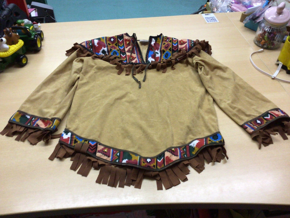 Indianerkostüm 140 Beige