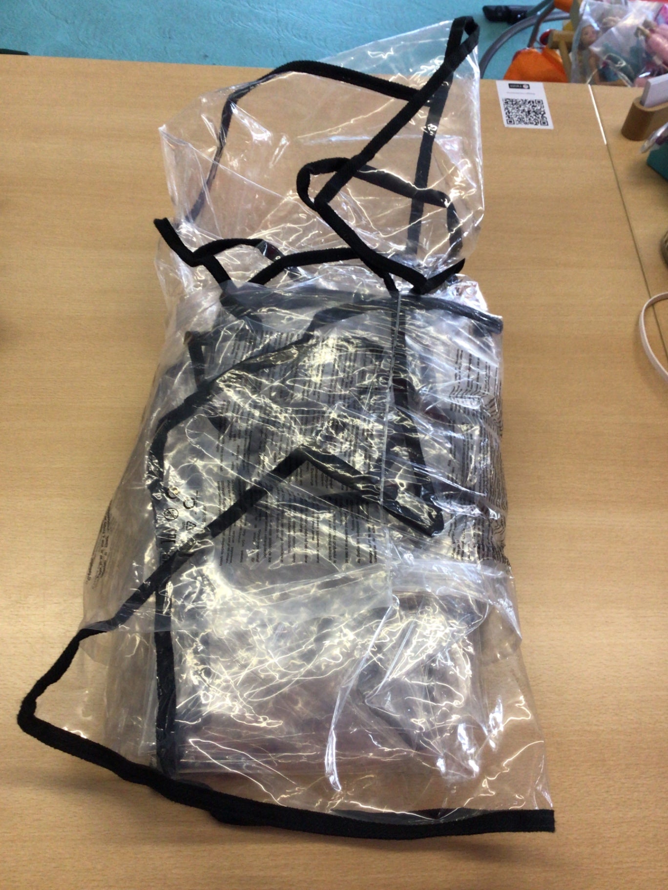 Kinderwagen-Regenschutz Transparent