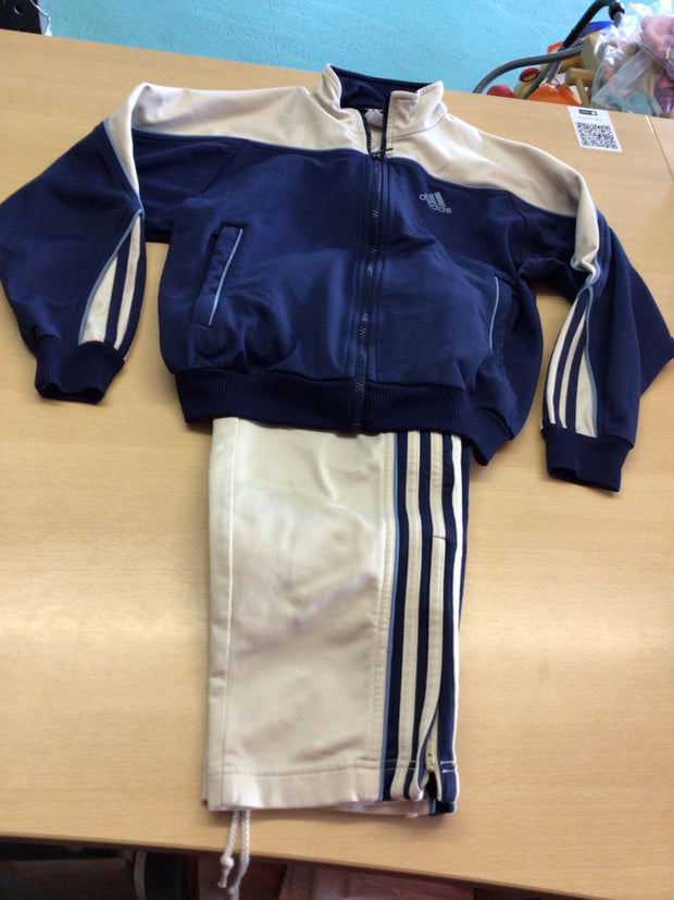 Adidas Trainer 152 Blau, Creme