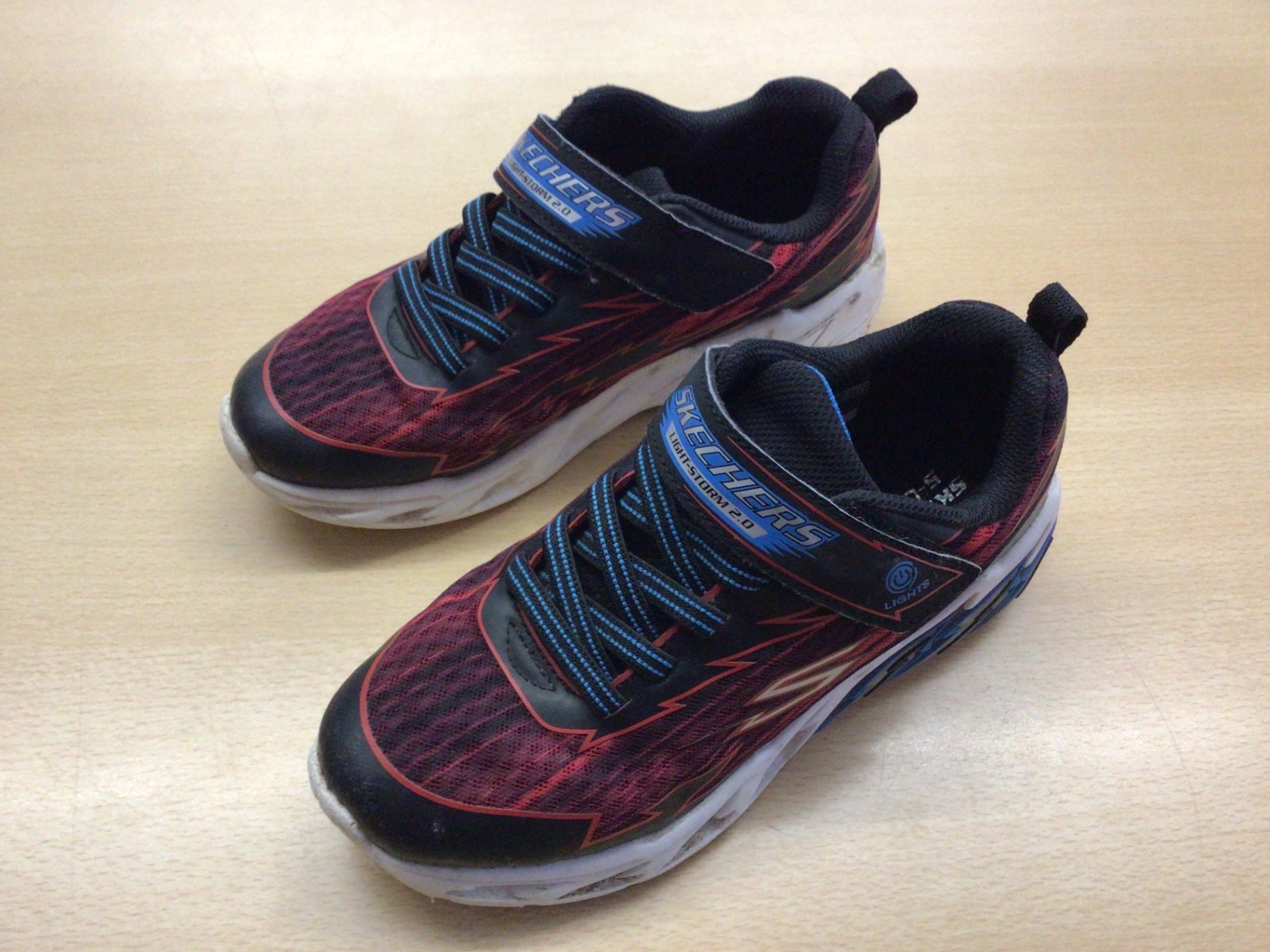Skechers Sneaker 35 Rot, Blau, Weiß