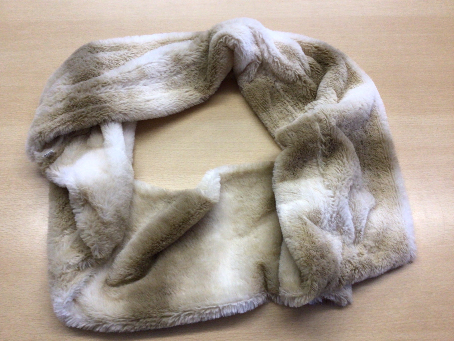 Schlauchschal Beige