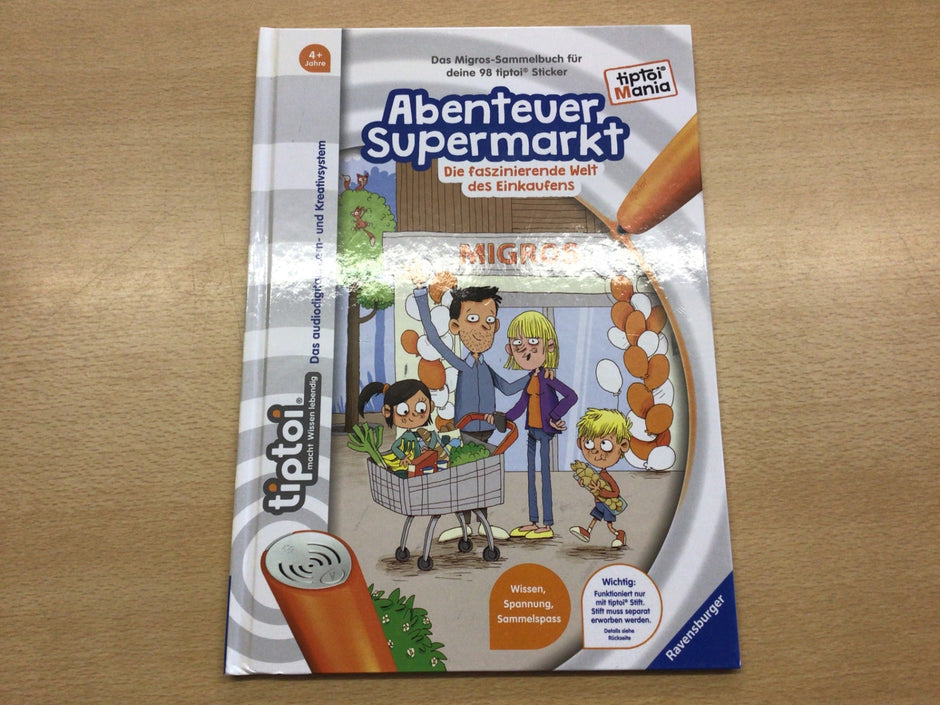 Ravensburger Tiptoi-Buch Abenteuer Supermarkt Bunt