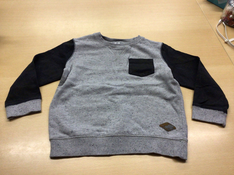 Sweatshirt 110/116 Grau