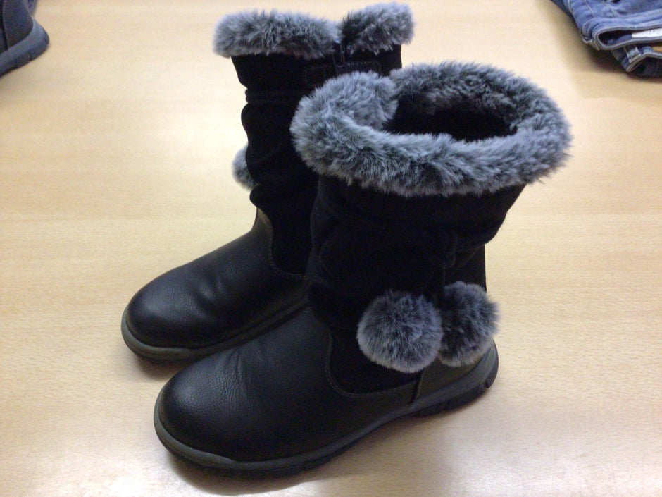 Winterstiefel 32 Schwarz und Grau