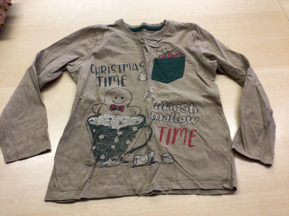  Langarmshirt 134 Beige