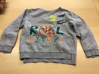  Sweatshirt 128 Grau