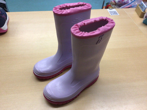 Gummistiefel 31 Weiß mit Pink