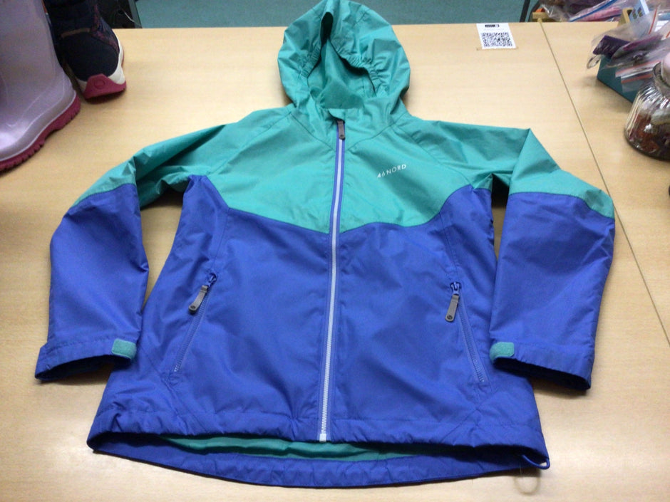 46 Nord Regenjacke 140 Blau und Grün