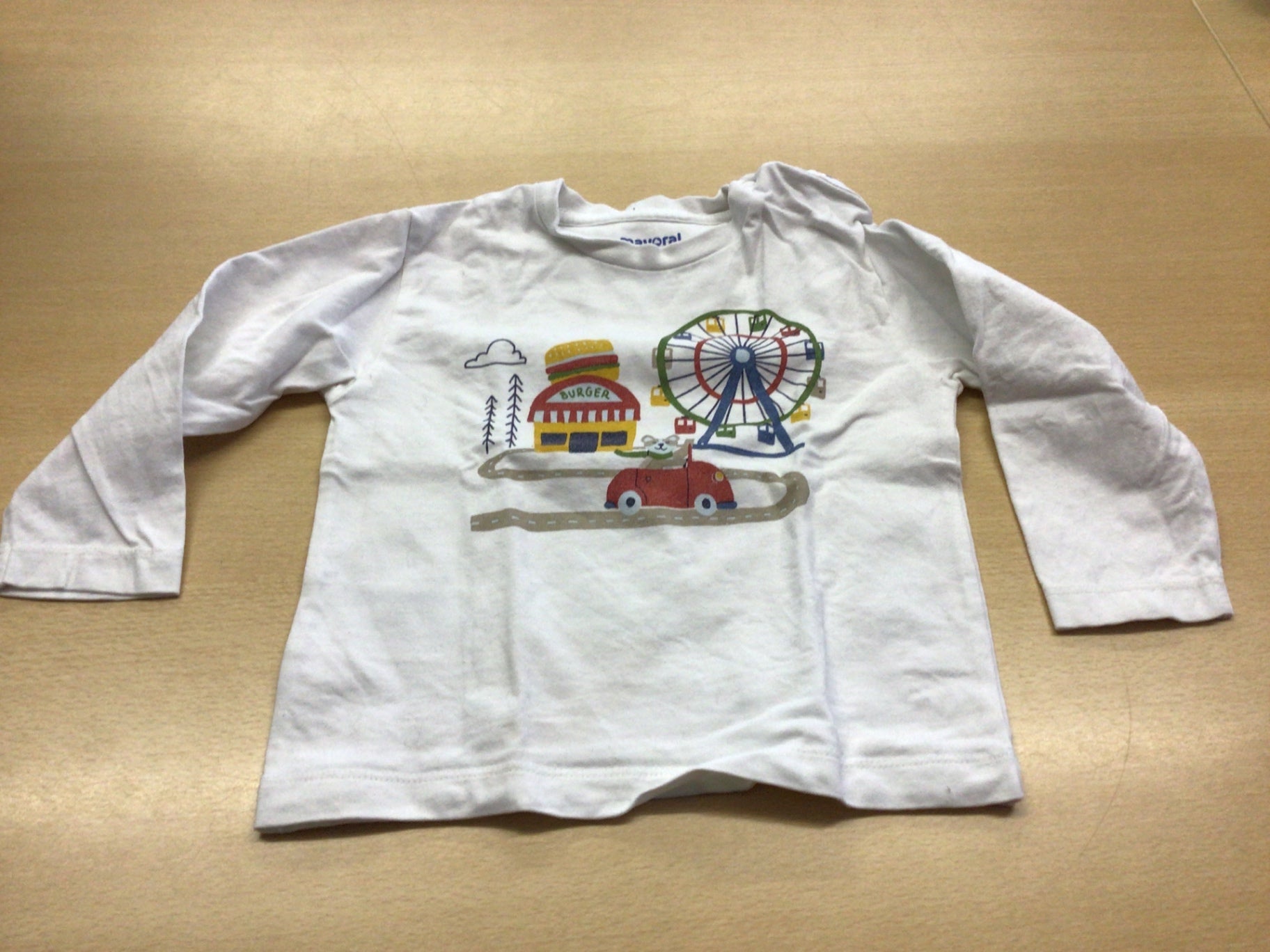 Mayoral Langarmshirt 86 Weiß