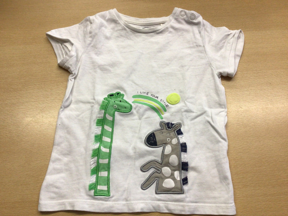  T-Shirt 92 Weiß