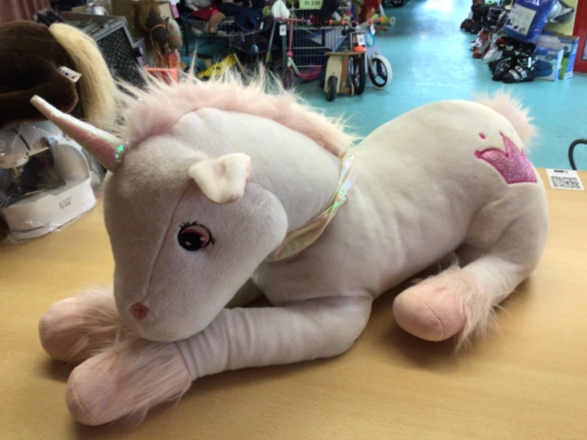 Plüschspielzeug Einhorn Creme