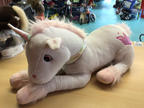 Plüschspielzeug Einhorn Creme