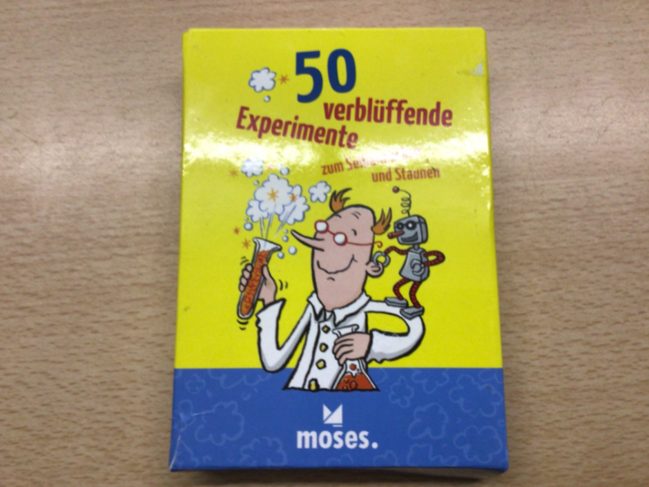 moses Spiel 50 verblüffende Experimente Gelb