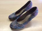 Tamaris Schuhe 38 Mehrfarbig (Blau, Pink, Beige)