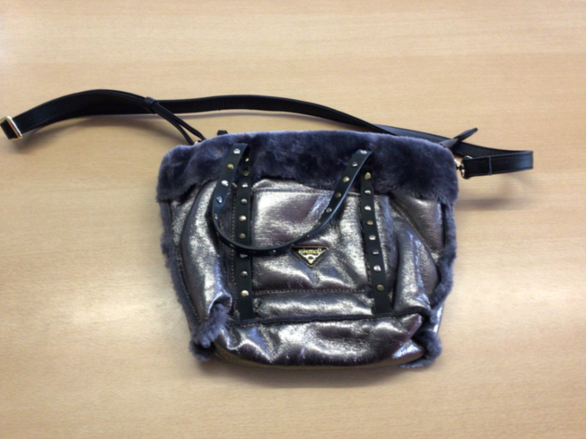Pepemoll Tasche Silber/Schwarz