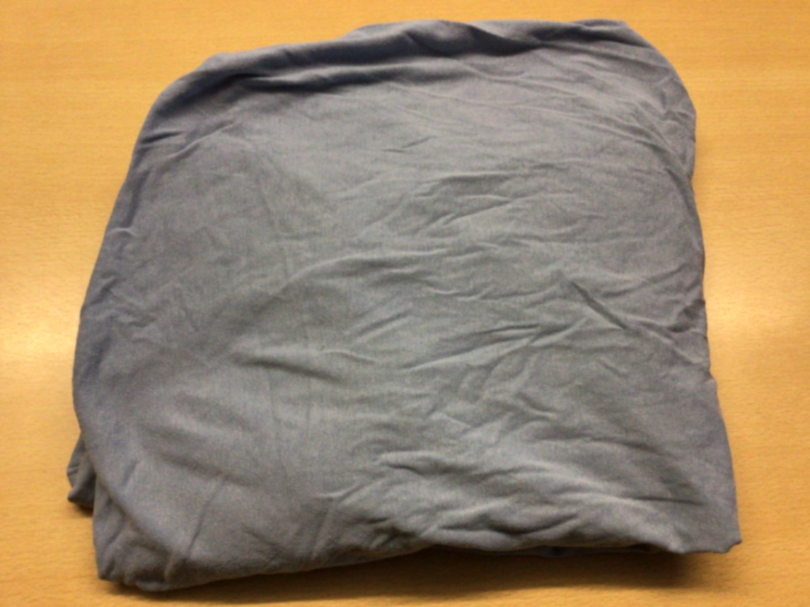 Kinderbett-Fixleintuch 60 x 120 bis 70 x 140 Hellblau