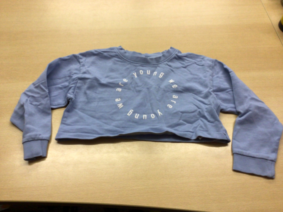 Sweatshirt 122/128 Grau