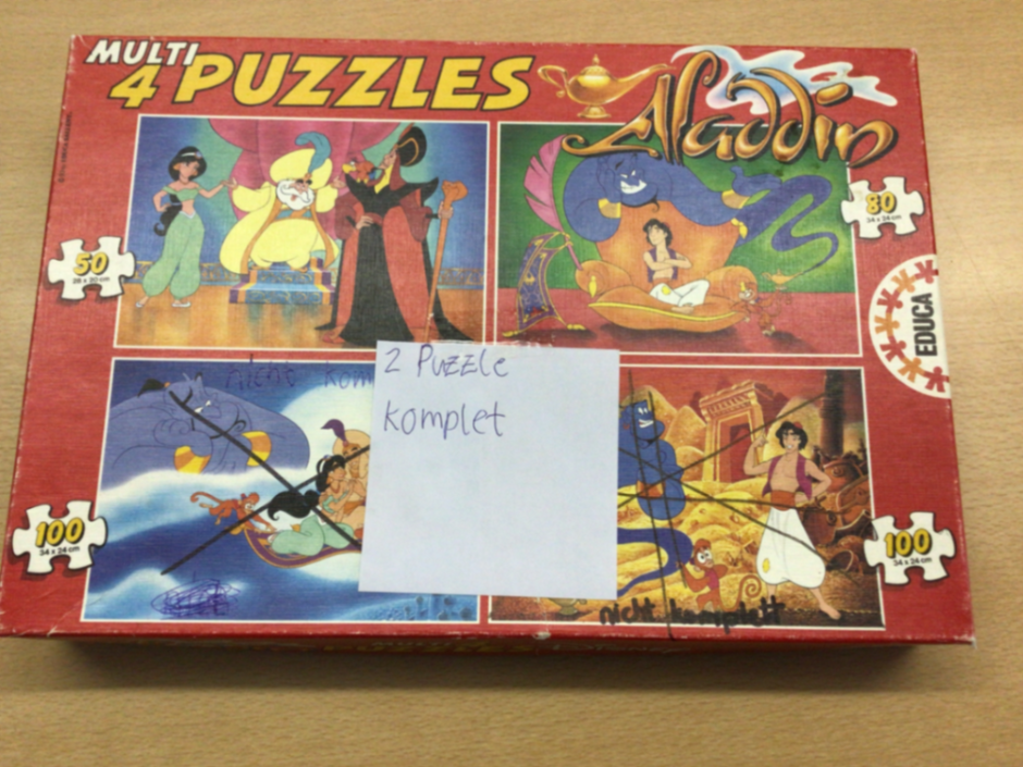 Puzzle Bunt gemischt