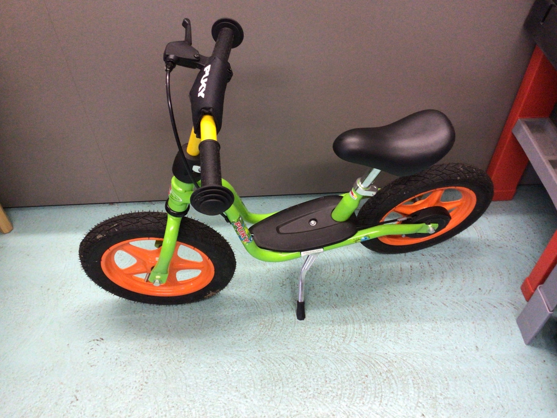 Puky-Velo Grün, Orange, Schwarz