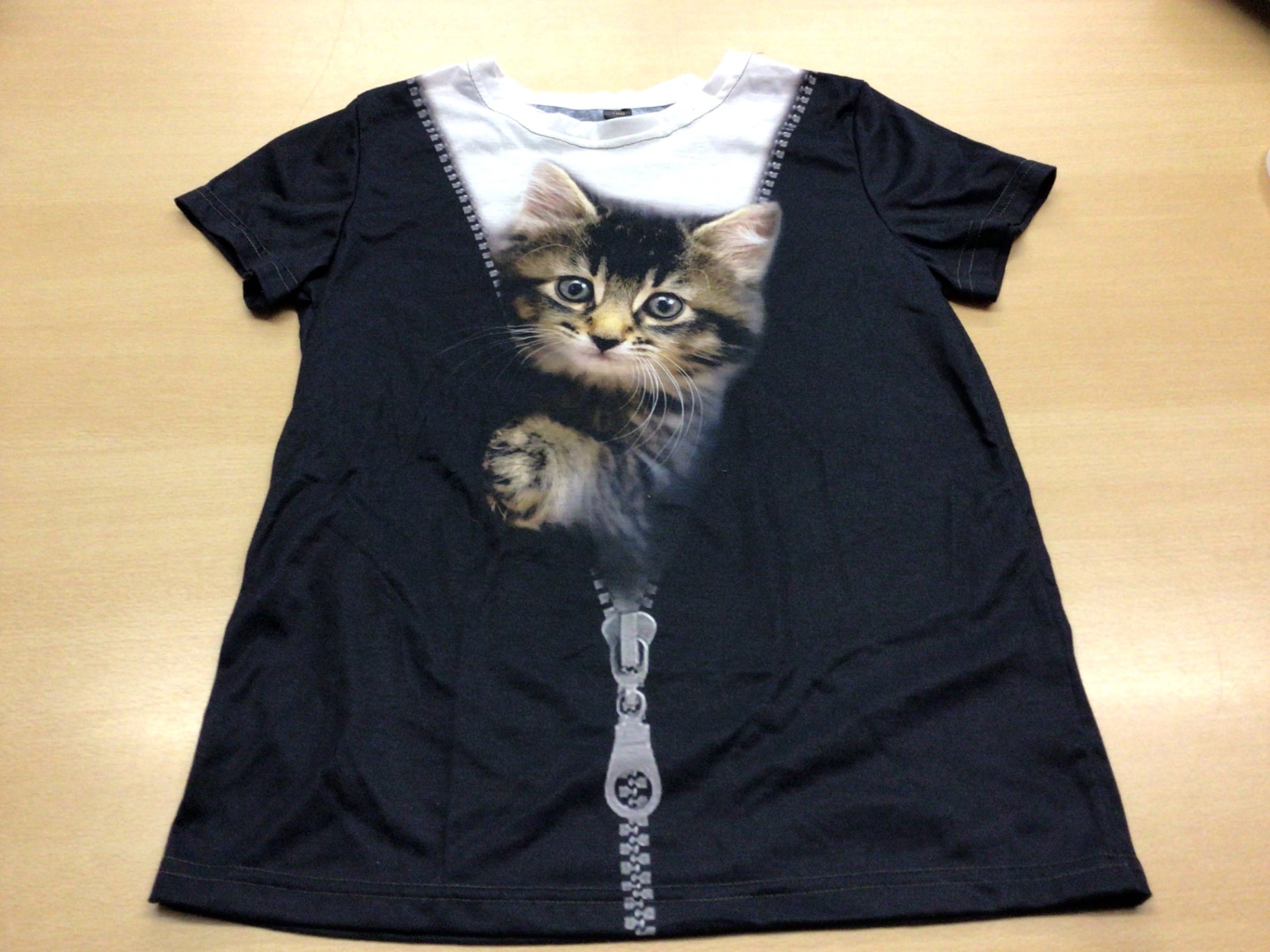 T-Shirt 152/164 Schwarz, Weiß, Mehrfarbig