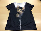 T-Shirt 152/164 Schwarz, Weiß, Mehrfarbig