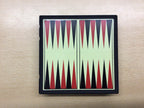 Backgammon Mehrfarben (Schwarz, Rot, Beige)