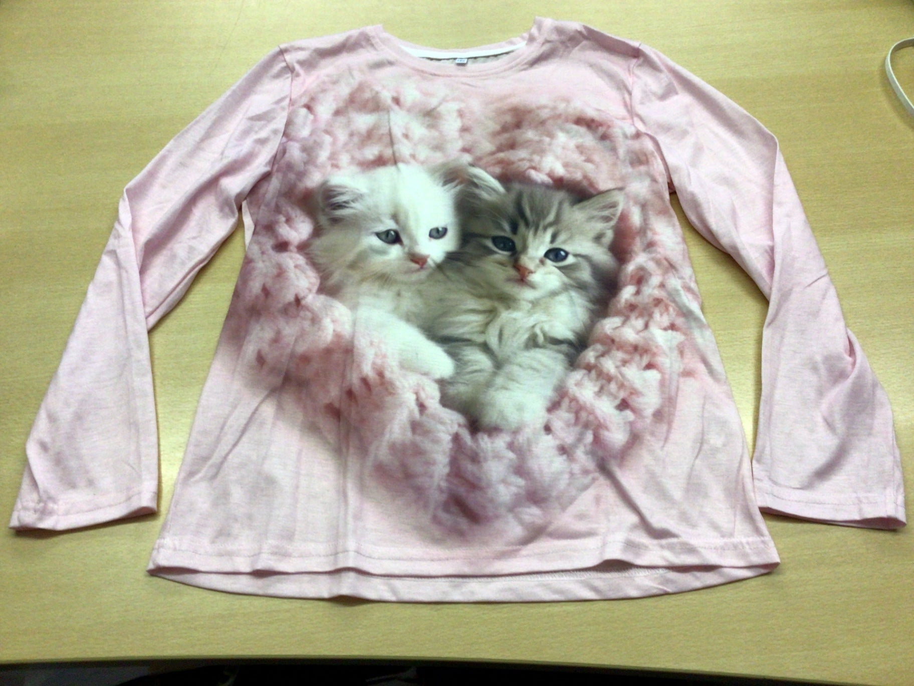Langarmshirt 152/164 Rosa