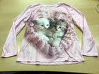 Langarmshirt 152/164 Rosa