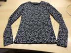  Langarmshirt XS Schwarz und Weiß