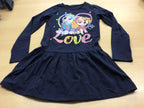 Kleid 116/122 Dunkelblau