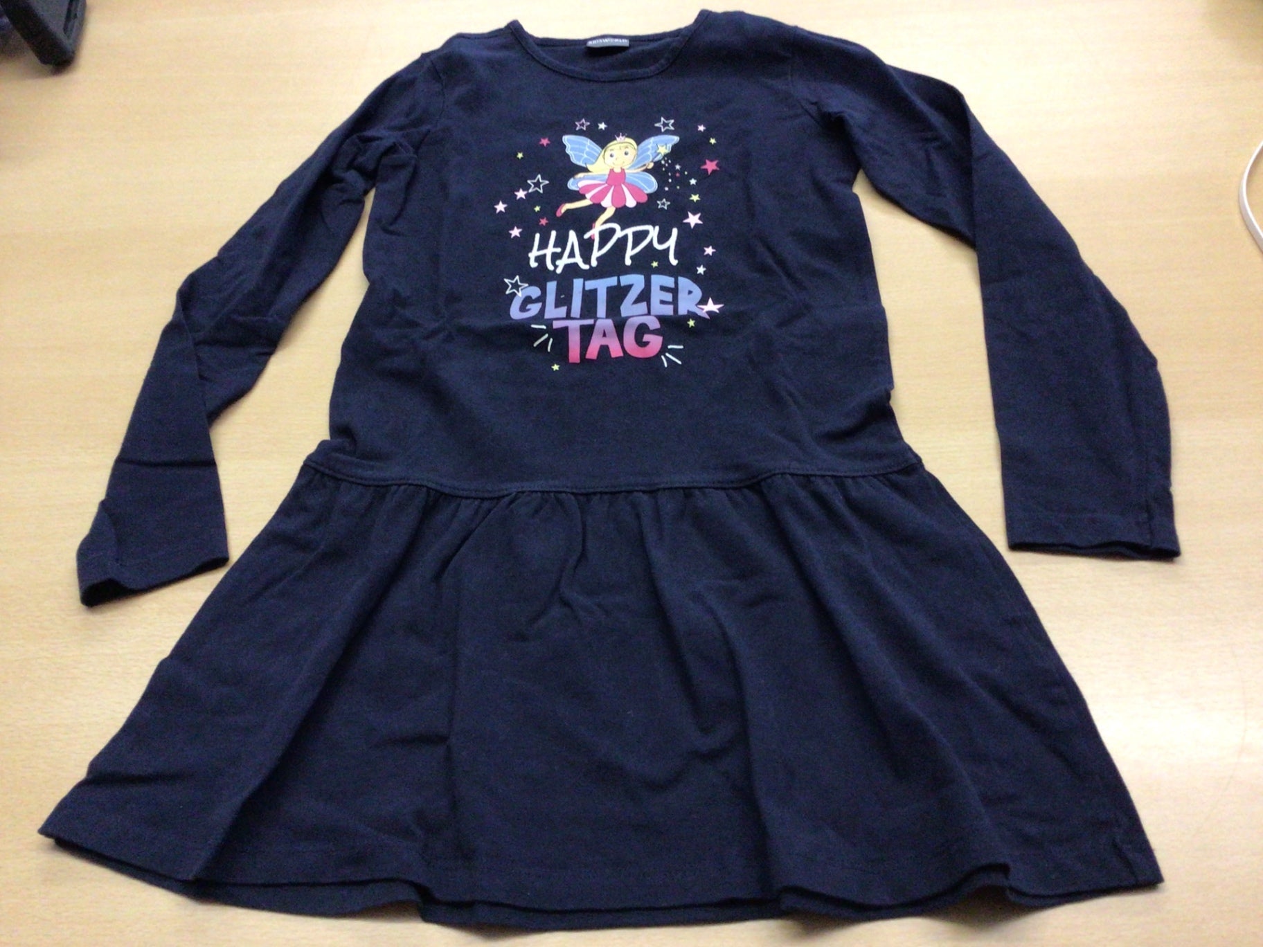  Kleid 110/116 Dunkelblau