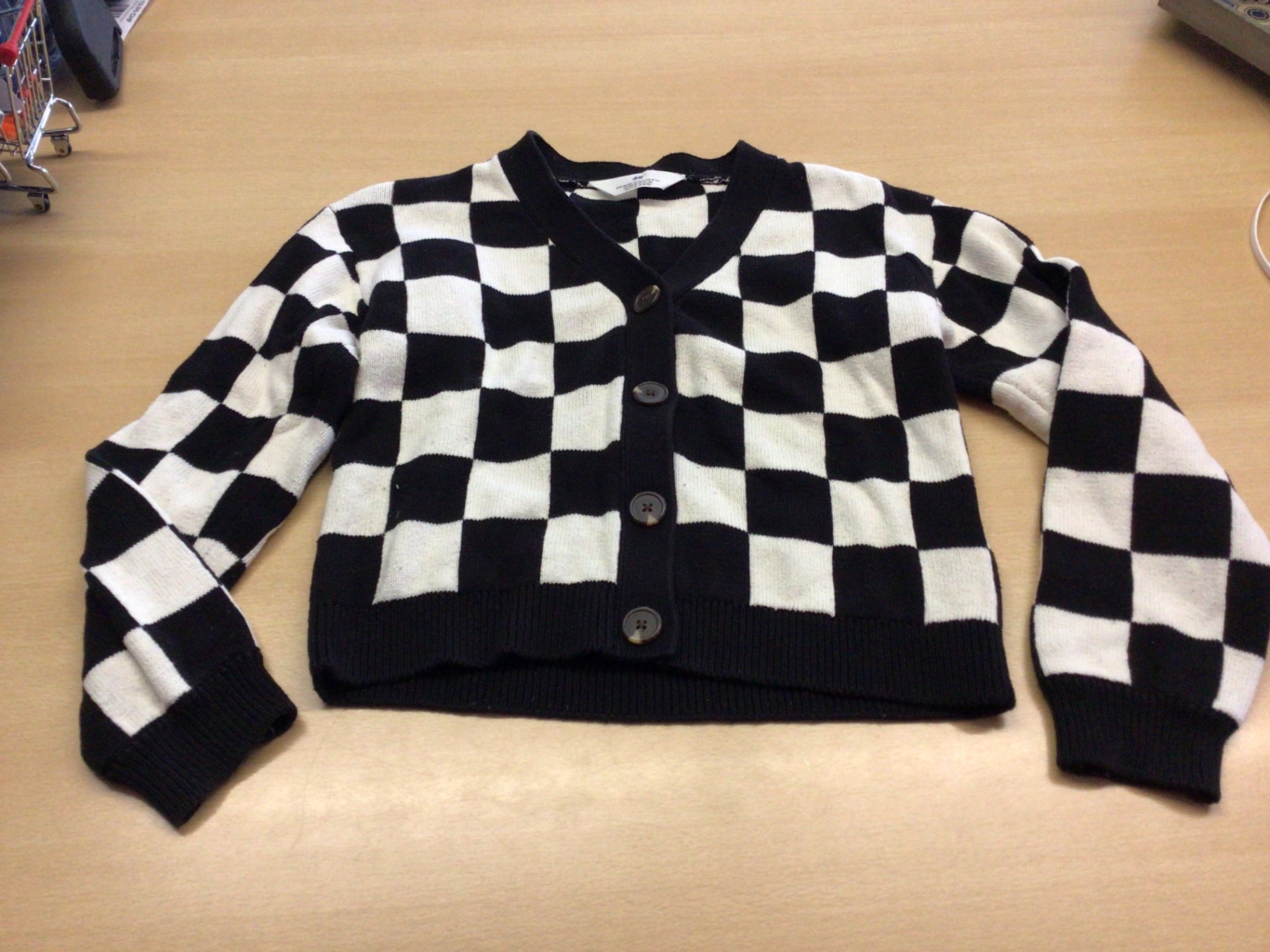 Jacke 146/152 Weiß und Schwarz