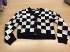 Jacke 146/152 Weiß und Schwarz