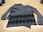 H&M Jacke 146/152 Grau-Schwarz