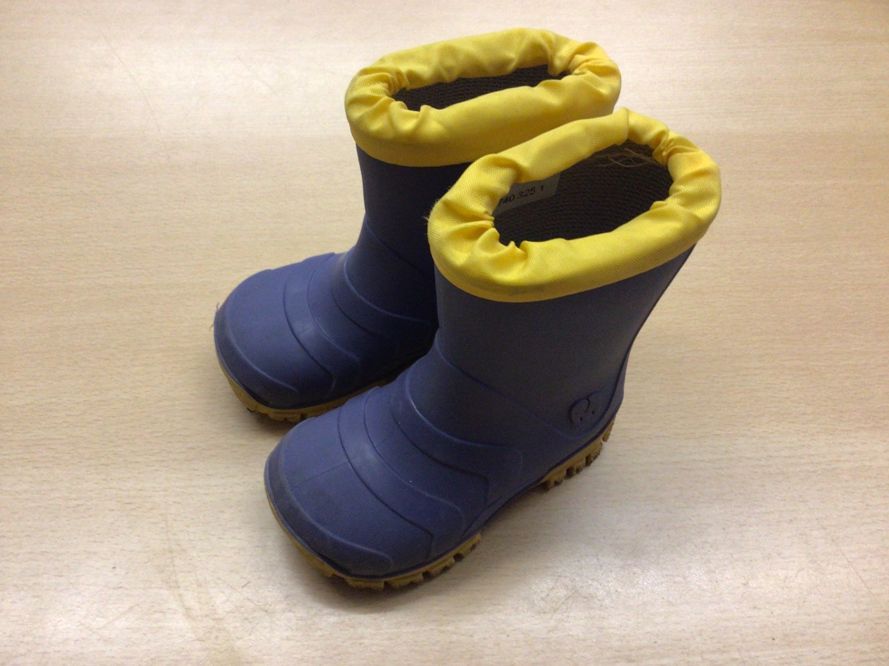 Gummistiefel 20 Blau und Gelb