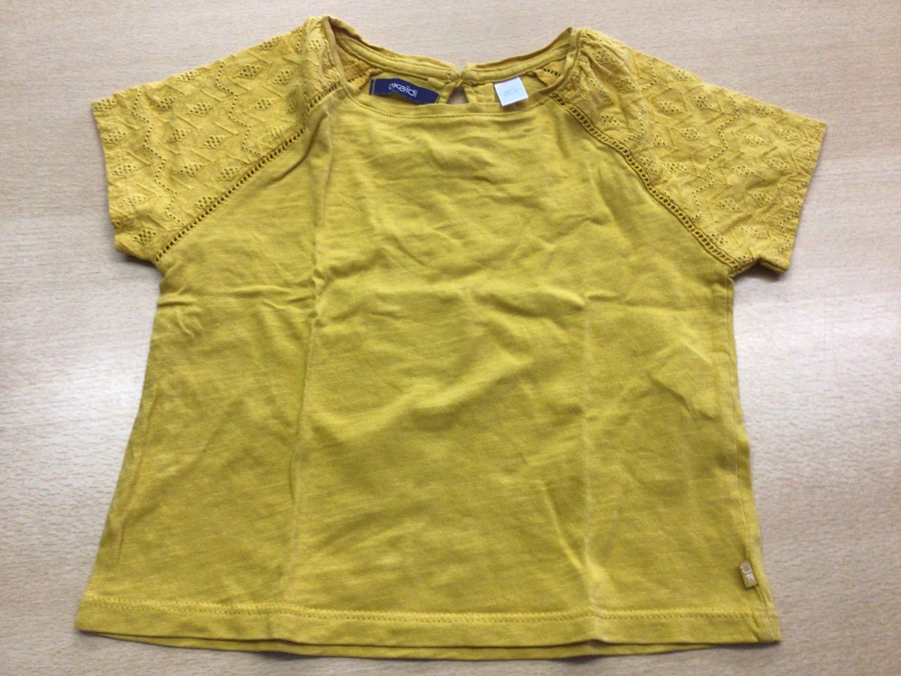 okaidi T-Shirt 98 Gelb