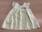 Kleid 92 Gelb und Weiß