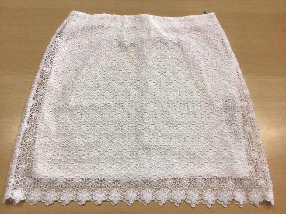 Massimo Dutti Jupe S Weiß