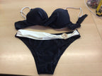 Bikini XL Schwarz und Weiß
