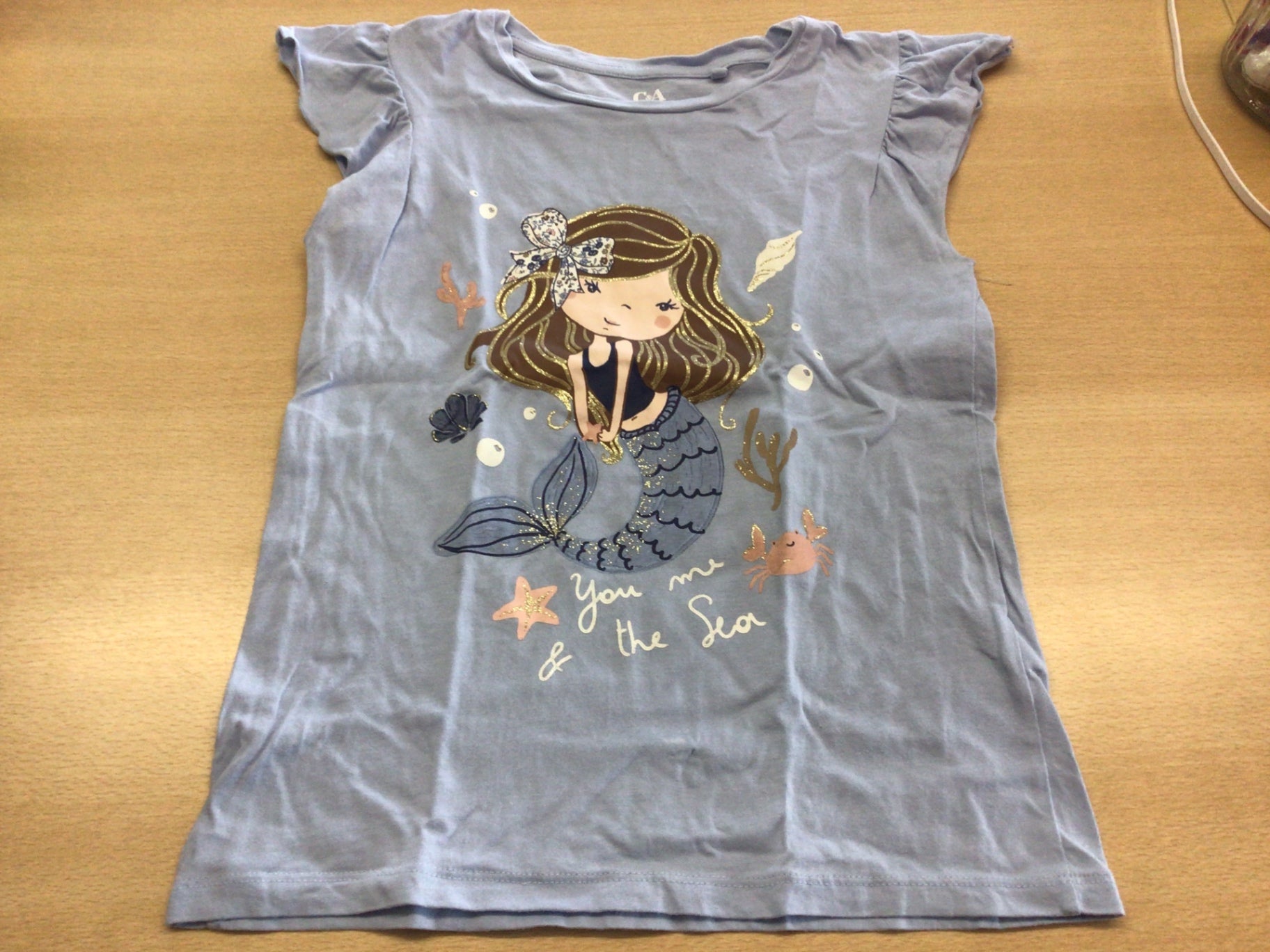 C&A T-Shirt 140 Hellblau