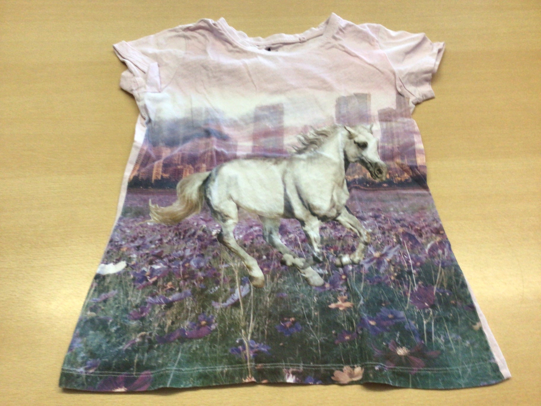 T-Shirt 152 Mehrfarbig (Primär beige und andere Töne)
