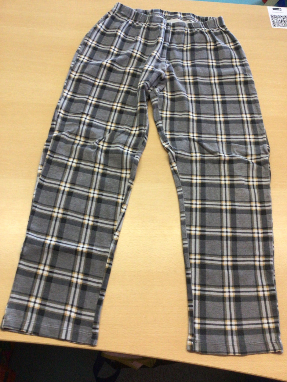 Pyjamahose S Grau, Schwarz, Beige
